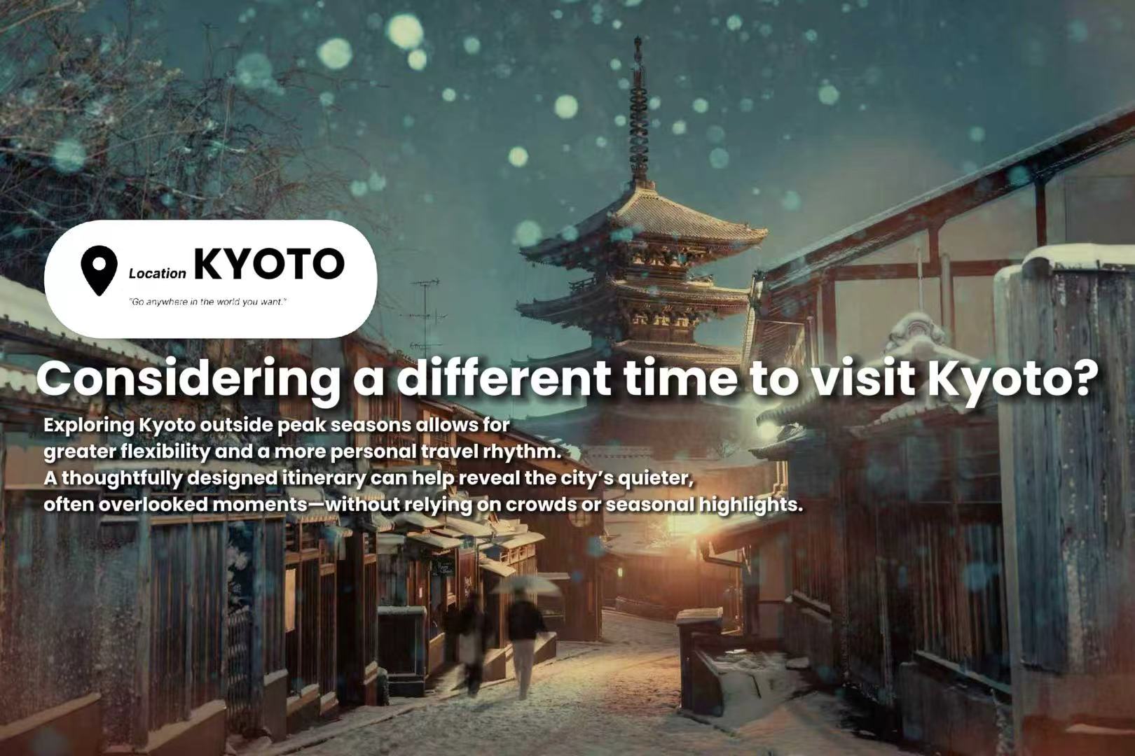 Kyoto Between the Seasons: Quiet Moments Most Travelers Miss