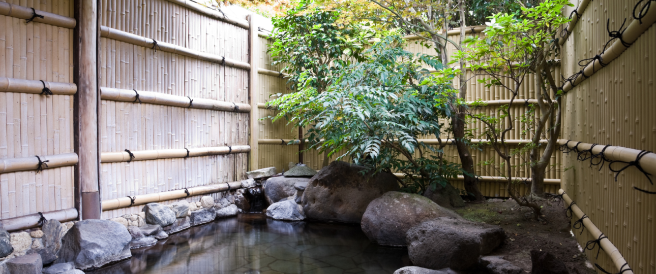 Japan outdoor onsen