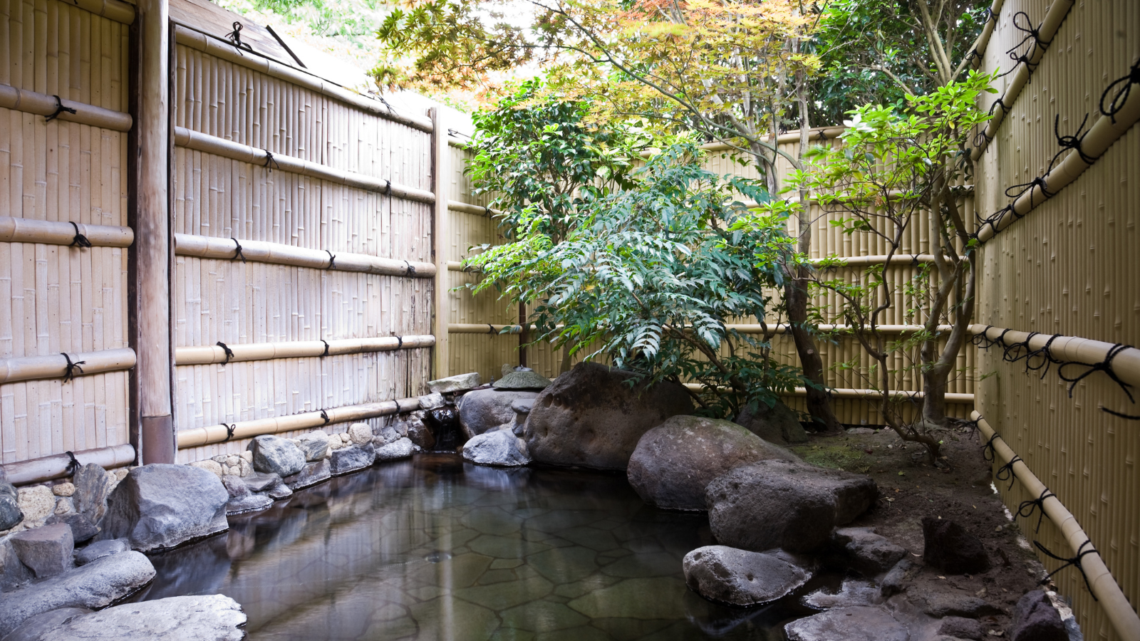 Japan outdoor onsen